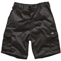 Dickies Redhawk Black Men's Cotton, Polyester Shorts Waist Size 36in