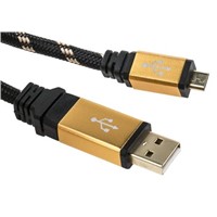 Roline Male USB A to Male Micro USB B USB Cable, 0.8m