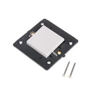 White 20 A Rocker Light Switch, 2 Way, 1 Gang, Arteor