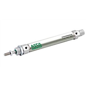 Asco Pneumatic Roundline Cylinder 12mm Bore, 25mm Stroke, 435 Series, Single Acting