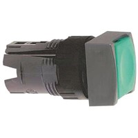 16mm Push button Head Square Green