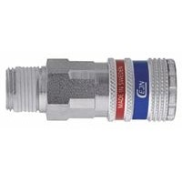 CEJN Pneumatic Quick Connect Coupling Brass, Steel 1/2 in Threaded