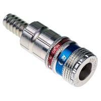 CEJN Pneumatic Quick Connect Coupling Brass, Steel 10mm Hose Barb