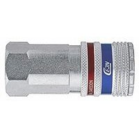 CEJN Pneumatic Quick Connect Coupling Brass, Steel 3/8 in Threaded