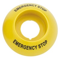 Switch &amp;quot;EMERGENCY STOP&amp;quot; Label and Collar