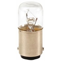 Eaton BA15d Incandescent Bulb, Clear, 12 V