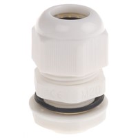 HellermannTyton NGM M20 Cable Gland With Locknut, Nylon, IP68