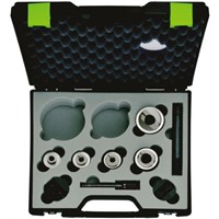 Greenlee 16.2 mm, 20.4 mm, 25.4 mm, 32.5 mm, 40.5 mm , 5 Piece Punch and Die Set With Various Contents
