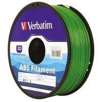 Verbatim 1.75mm Green ABS 3D Printer Filament, 1kg