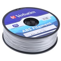 Verbatim 1.75mm Grey ABS 3D Printer Filament, 1kg