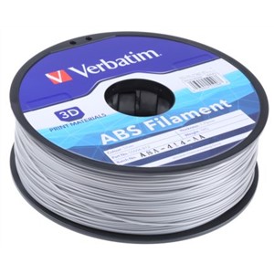 Verbatim 1.75mm Grey ABS 3D Printer Filament, 1kg