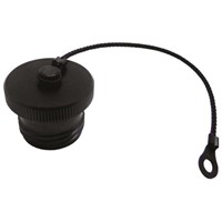 Amphenol, 3 TV MIL-DTL-38999 Male Dust Cap, Shell Size 9, with Black Zinc Nickle Finish