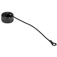 Amphenol, 3 TV MIL-DTL-38999 Female Dust Cap, Shell Size 11, with Black Zinc Nickle Finish