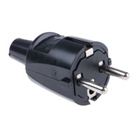 ABL Sursum French / German Mains Plug CEE 7/7 German Schuko / French, 16A, Cable Mount, 250 V