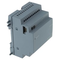 Siemens LOGO! 8 Expansion Module, 24 V dc Relay, 8 x Input, 8 x Output Without Display