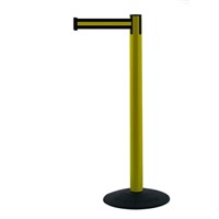 Free standing barrier,Yellow uPVC post