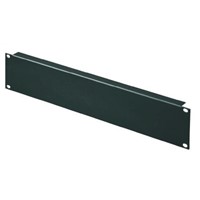 19-inch Blanking Panel, 3U, Black, Steel