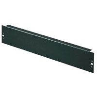 19-inch Blanking Panel, 2U, Black, Steel