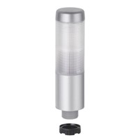 Werma 699 LED Beacon Tower - With Buzzer, 2 Light Elements, Clear, Green/Red (LED Colour), 24 V ac/dc
