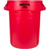 Rubbermaid Commercial Products Brute 121.1L Red PE Waste Bin