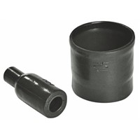 HellermannTyton Cable Boot Black, Fluid Resistant Elastomer, 9mm