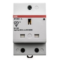 ABB 1 Gang Plug Socket, 13A, Type G - British