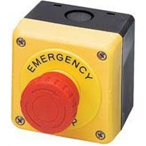 Idec Emergency Button - 2NC, Twist to Reset, 40mm, Round Head