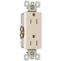 PASS &amp;amp; SEYMOUR 2 Gang Plug Socket, 15A, NEMA 5-15R