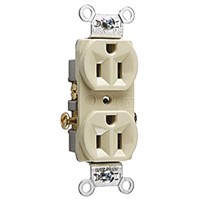 PASS &amp;amp; SEYMOUR 2 Gang Plug Socket, 15A, NEMA 5-15R