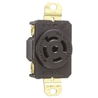 PASS &amp;amp; SEYMOUR 1 Gang Plug Socket, 20A, NEMA L2120