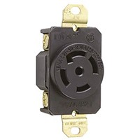 PASS &amp;amp; SEYMOUR 1 Gang Plug Socket, 30A, NEMA L2130