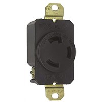 PASS &amp;amp; SEYMOUR Grey 1 Gang Plug Socket, 30A, NEMA L5-30R