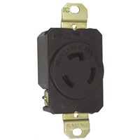 PASS &amp;amp; SEYMOUR Grey 1 Gang Plug Socket, 20A, NEMA 6-20R