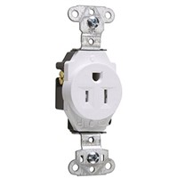 PASS &amp;amp; SEYMOUR 2 Gang Plug Socket, 15A, NEMA 5-15R