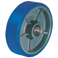 LAG Cast Iron, Polyurethane Blue Castor Wheels 37010CC, 400kg