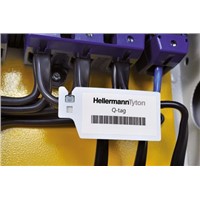 HellermannTyton Natural, White Nylon 66 Cable Tie with Tag160mm x 3.6mm