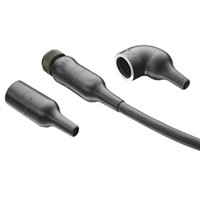 TE Connectivity Cable Boot Black, Fluid Resistant Elastomer