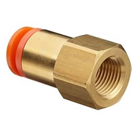 SMC Threaded-to-Tube Pneumatic Fitting NPT 1/4 to Push In 5/32 in, KQ2 Series, 1 MPa, 3 MPa