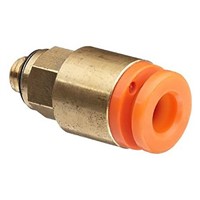 SMC Threaded-to-Tube Pneumatic Fitting NPT 1/16 to Push In 1/4 in, KQ2 Series, 1 MPa, 3 MPa