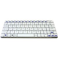 Ceratech Keyboard Wireless Bluetooth Compact, QWERTY (UK) White