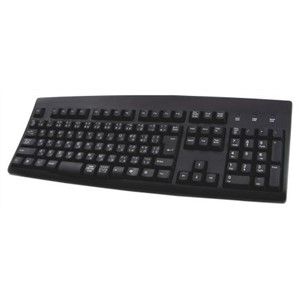 Ceratech Keyboard Wired PS/2, USB, QWERTY (Japanese) Black