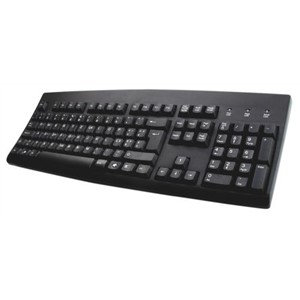 Ceratech Keyboard Wired PS/2, USB, QWERTY (Polish) Black