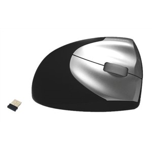 Ceratech Upright Mouse 2 3 Button Wireless Upright Optical Mouse Black