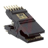 SOIC test clip, .300 body, 24 pin, gold
