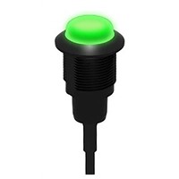 Banner Green, Red Indicator, Quick Disconnect Termination, 10  30 V dc, 18mm Mounting Hole Size