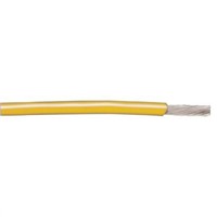 Alpha Wire Yellow, 0.2 mm2 Hook Up Wire, 30m