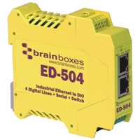 Brainboxes Ethernet Switch DIN Rail Mount