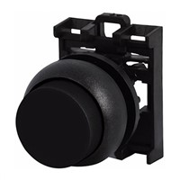 Eaton, M22 Non-illuminated Black Push Button, 22.5mm Momentary