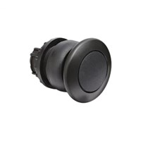 Eaton, M22 Non-illuminated Black Mushroom Push Button, 22.5mm Momentary