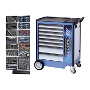 Gedore 208 Piece Maintenance Tool Kit with Trolley